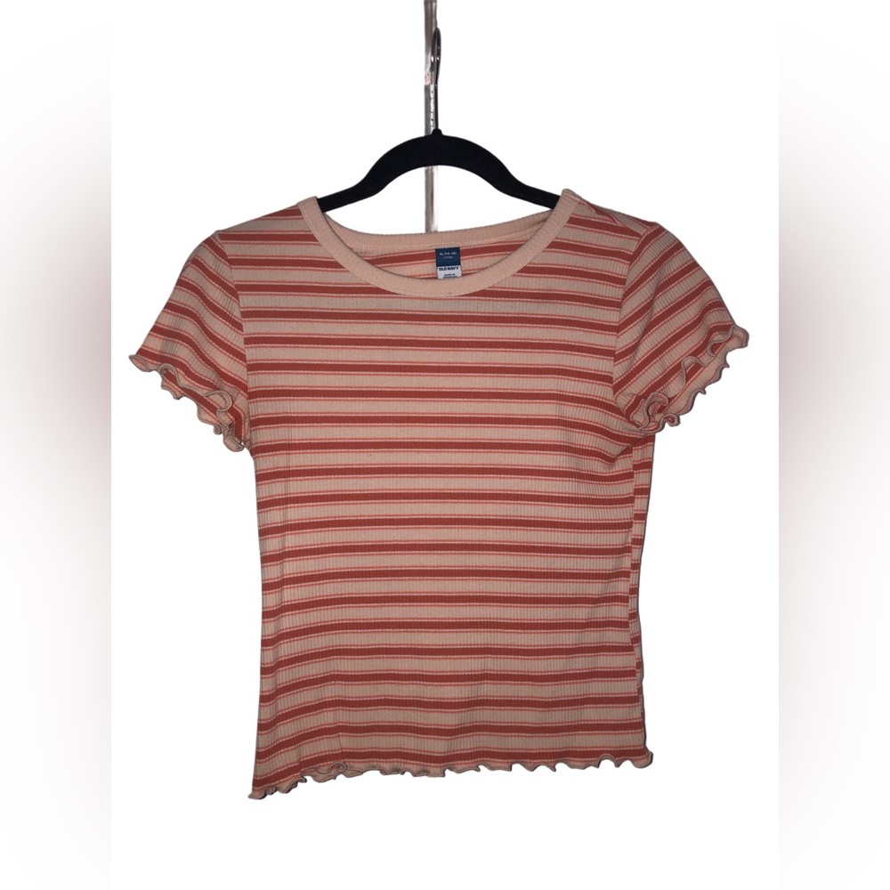 Pink striped shirt